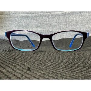 Prodesign Denmark 1700 c.3722 Womens Purple Blue Eyeglasses Frame Only 50-16-135